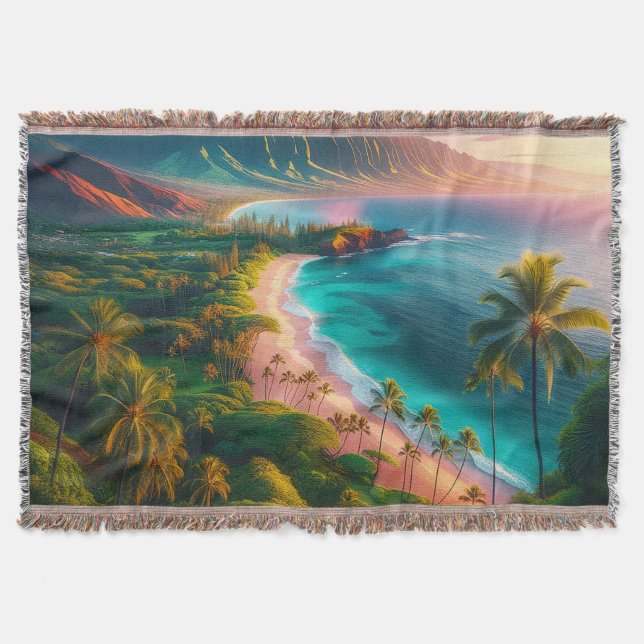 Manta Paraíso tropical de la isla de Maui (Anverso)