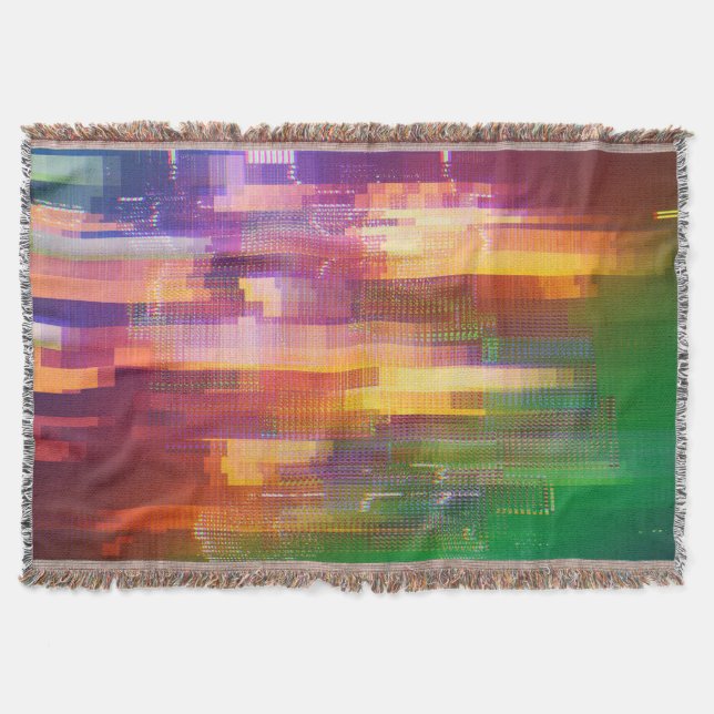 Manta Parálisis abstracta: textura de pantalla de prueba (Anverso)