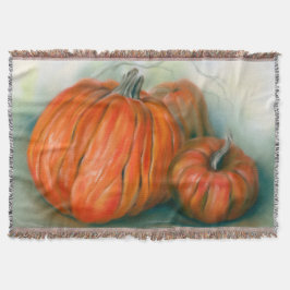 Manta Parche de calabaza Arte Trío Pastel Otoño