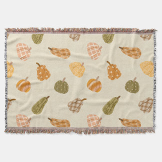 Manta Parche de calabaza otoñal - Rustic Fall Co