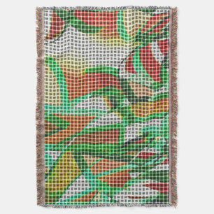 Manta Parece una canasta tejida sobre una foto de hierba