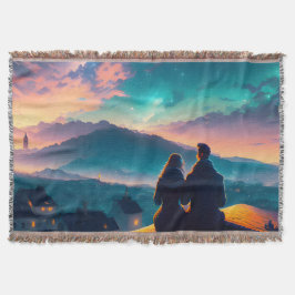 Manta Pareja Sentada En El Techo