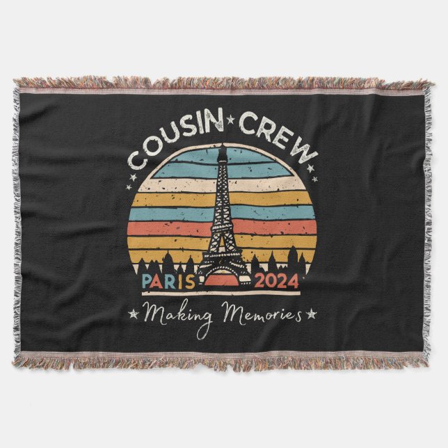 Manta París Francia Creando Recuerdos 2024 (Anverso)