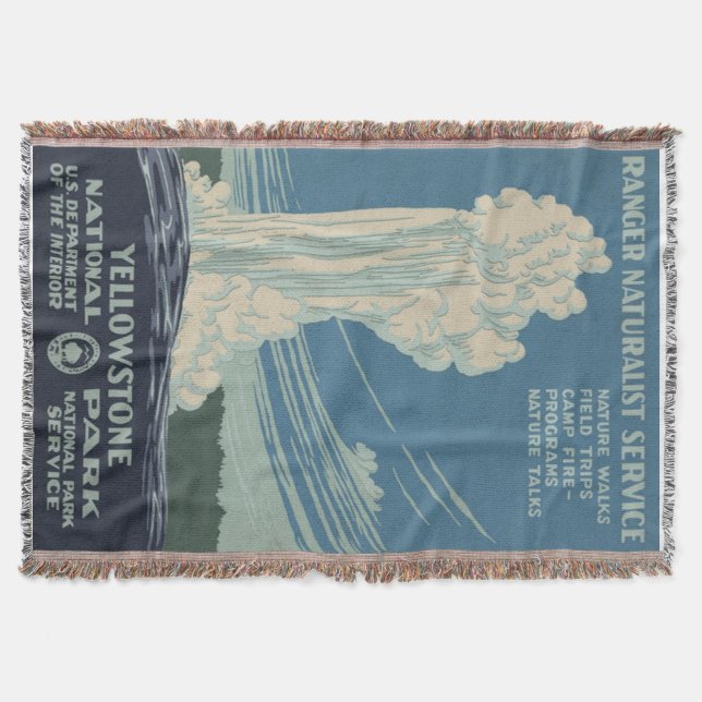 Manta Parque nacional Yellowstone Old Faith (Anverso)