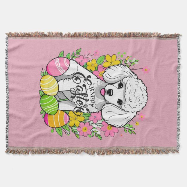 Manta Pascua con flores (Anverso)