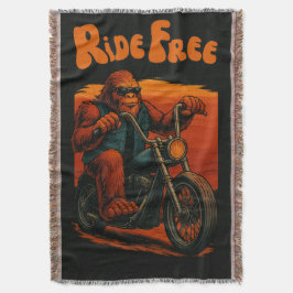 Manta Pasea gratis a Bigfoot en motocicleta con puesta d