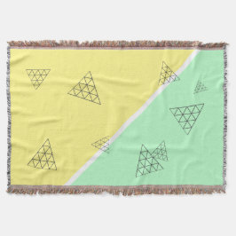 Manta Pastel de geometría de triángulo de pirámide con e