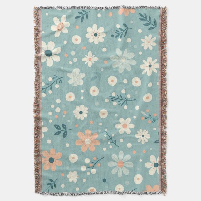 Manta Pastel Garden Delight (Frente vertical)