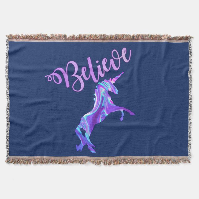 Manta Pastel Rainbow cree en Unicorn (Anverso)