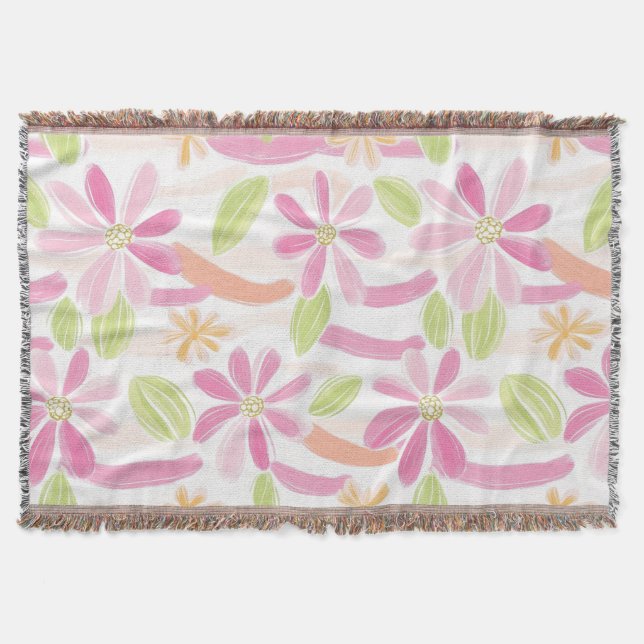 Manta Pastel Retro Floral (2) (Anverso)
