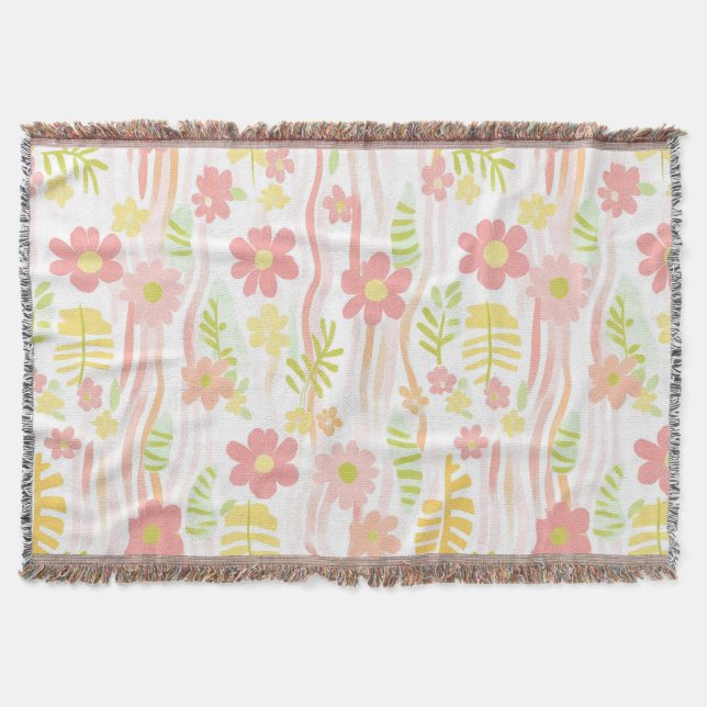 Manta Pastel Retro Floral (3) (Anverso)