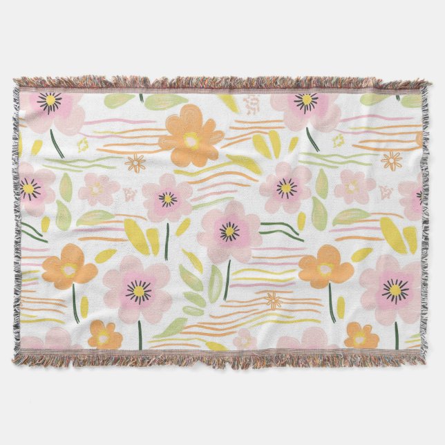 Manta Pastel Retro Floral (7) (Anverso)