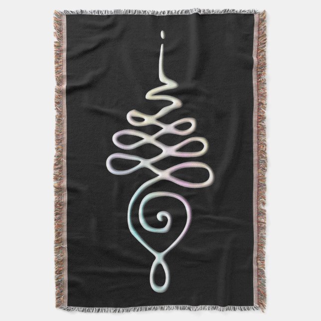 Manta Pastel Unalome (Frente vertical)