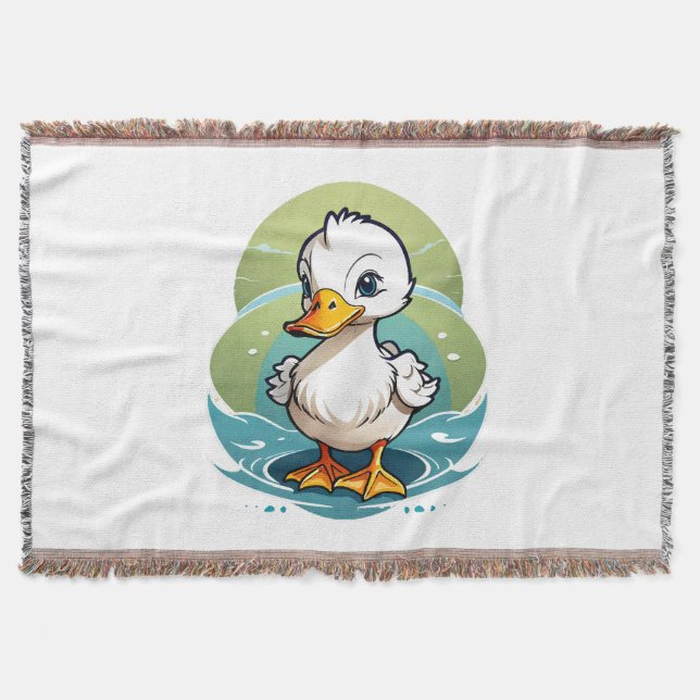 Manta pato blanco (Anverso)