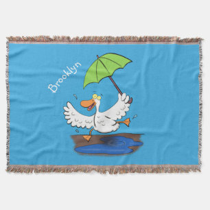 Manta Pato gracioso con personalizado bailarín de paragu