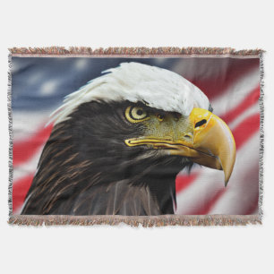 Manta Patriótico/Águila/Estadounidense/USA