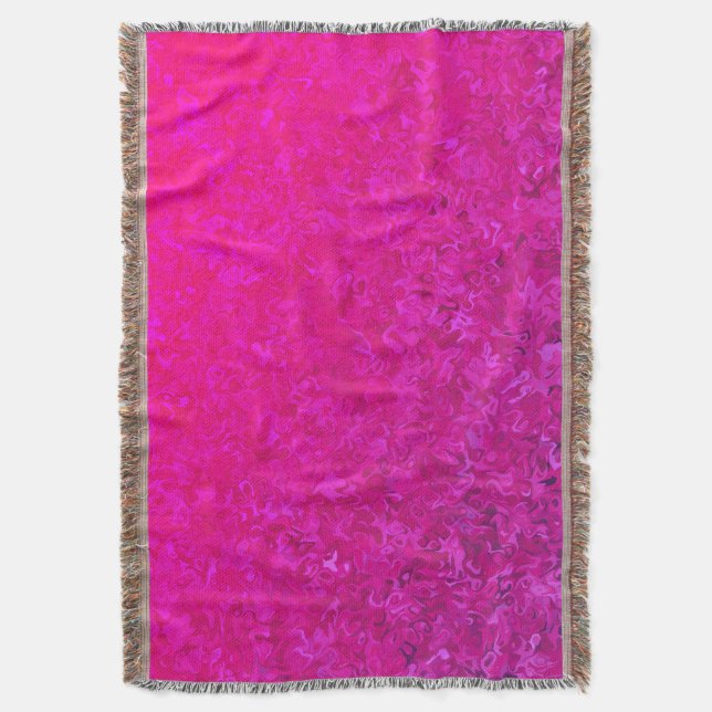 Manta Patrón abstracto rosa elegante y moderno (Frente vertical)