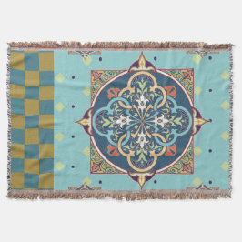 Manta Patrón árabe: abierto