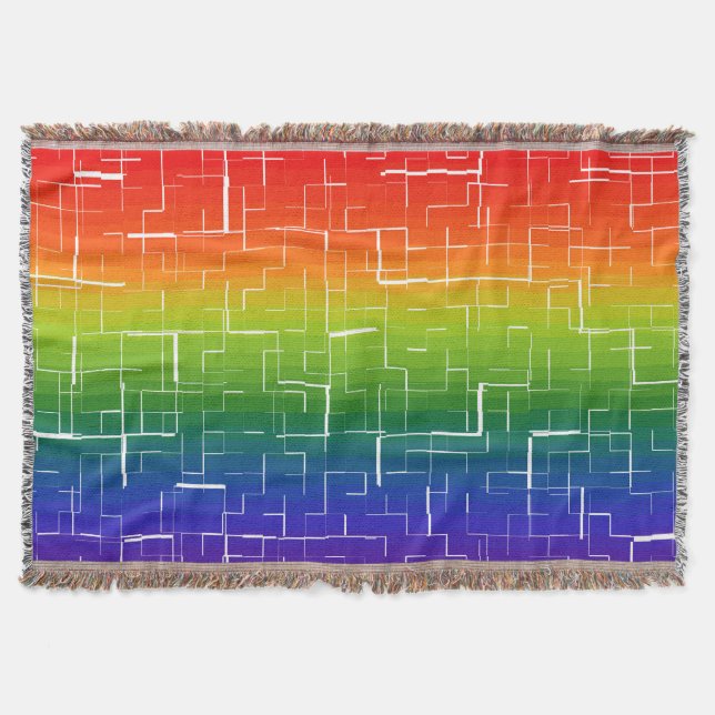 Manta Patrón arcoiris de Guay (Anverso)