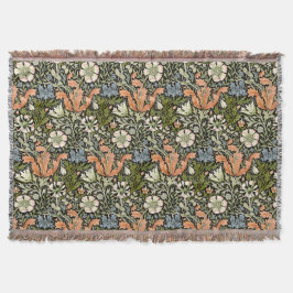 Manta Patrón Art Nouveau floral de William Morris Compto