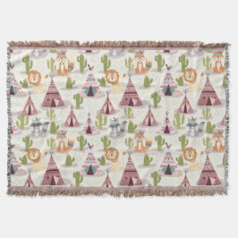 Manta Patrón continuo de nativos americanos tribales del