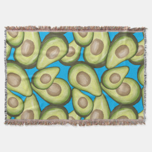 Manta Patrón de aguacate vegano recién cortado