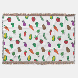Manta Patrón de alimento vegetal