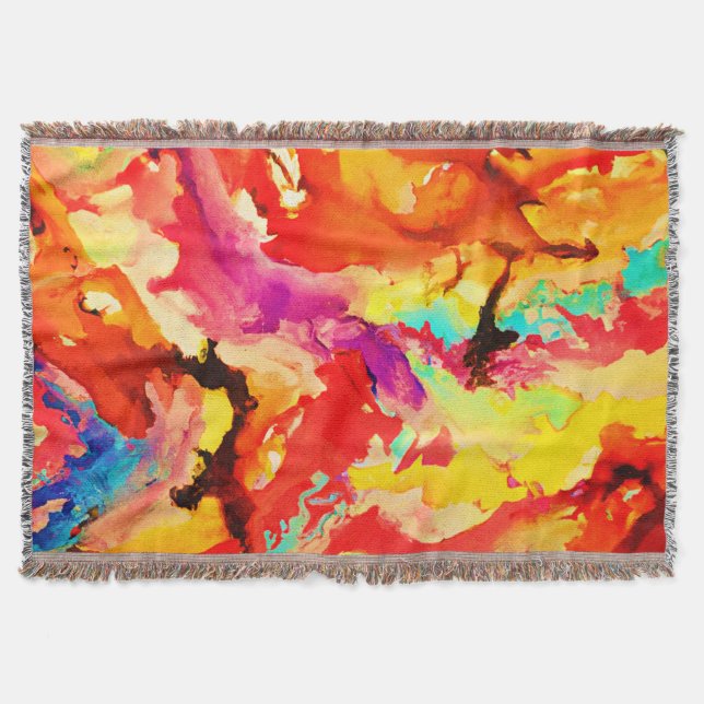 Manta Patrón de arte abstracto (Anverso)