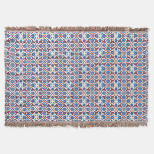 Manta Patrón de Baldosa de Flor de Iznik