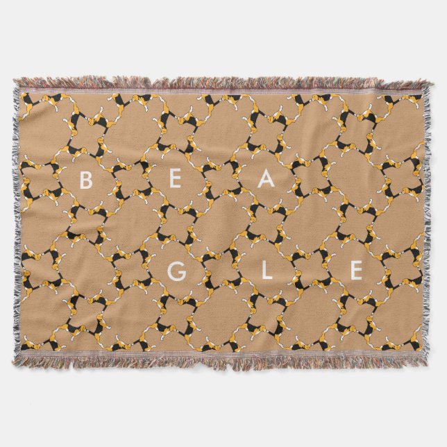 Manta patrón de Bulldog Francés (Anverso)
