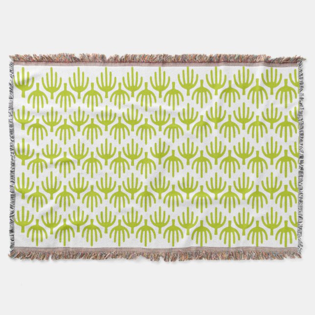 Manta Patrón de cactus (Anverso)