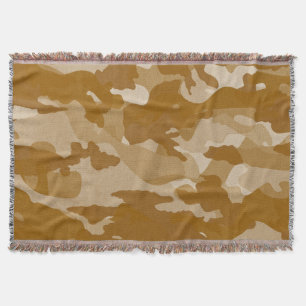 Manta Patrón de camuflaje moderno de tono terroso del de