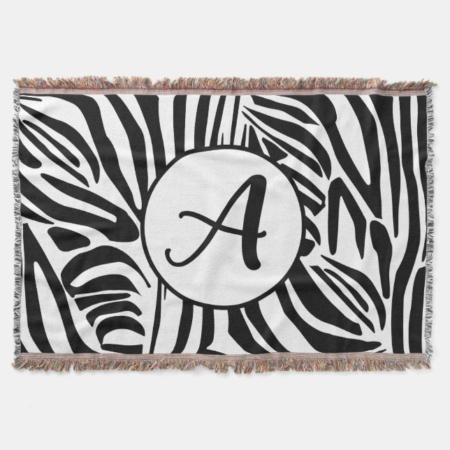 Manta Patrón de cebra (Anverso)