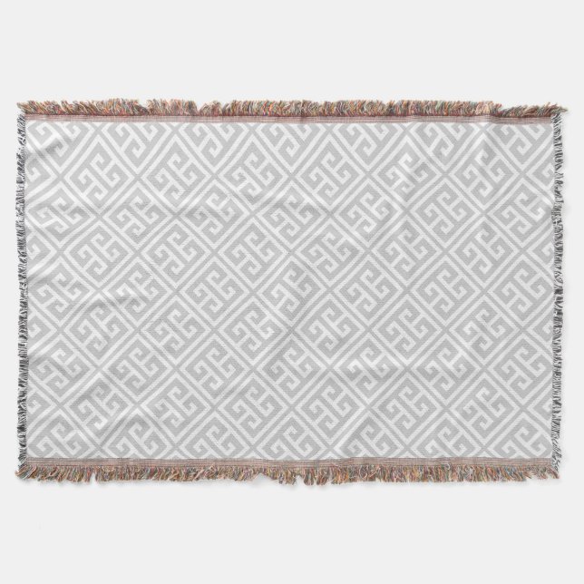 Manta Patrón de clave griega (Anverso)