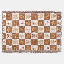 Patrón de cookies de pan de jengibre