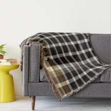 Patrón de Cuadros Personalizado Moderno Blanco Neg