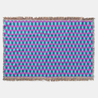 Manta Patrón de Cubo Geométrico