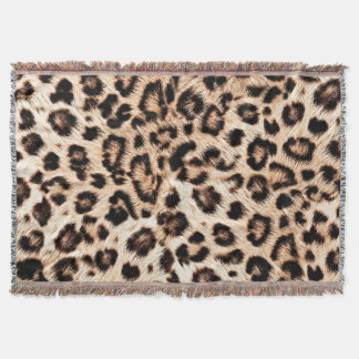 Manta Patrón de diseño de leopardo: Elegancia salvaje.