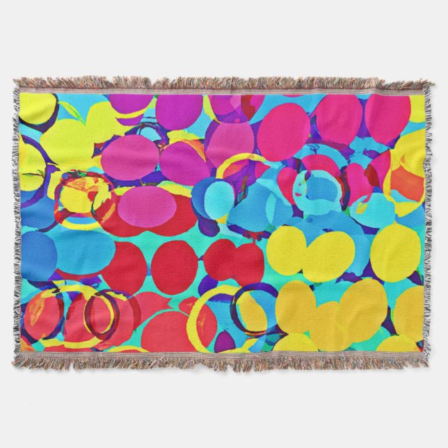 Manta Patrón de diseño y espectro de Moda colorido (Anverso)