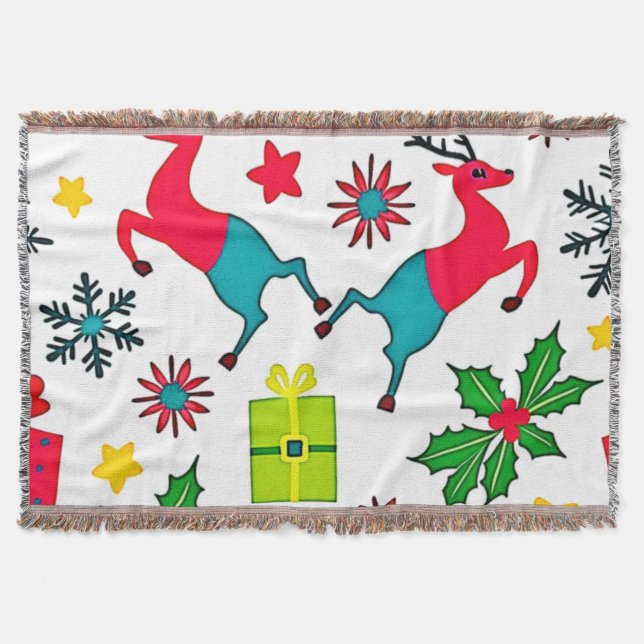 Manta Patrón de Ensueño de Invierno Acogedor Diseño (Anverso)