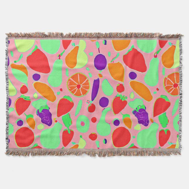 Manta Patrón de espectro de colores fructíferos (Anverso)