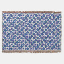 Patrón de Flor Azul de Iznik