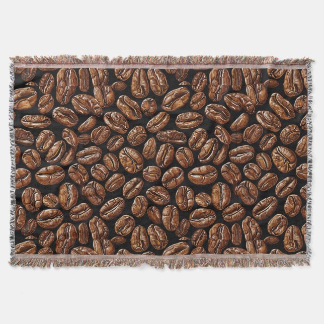 Manta Patrón de granos de café (Anverso)