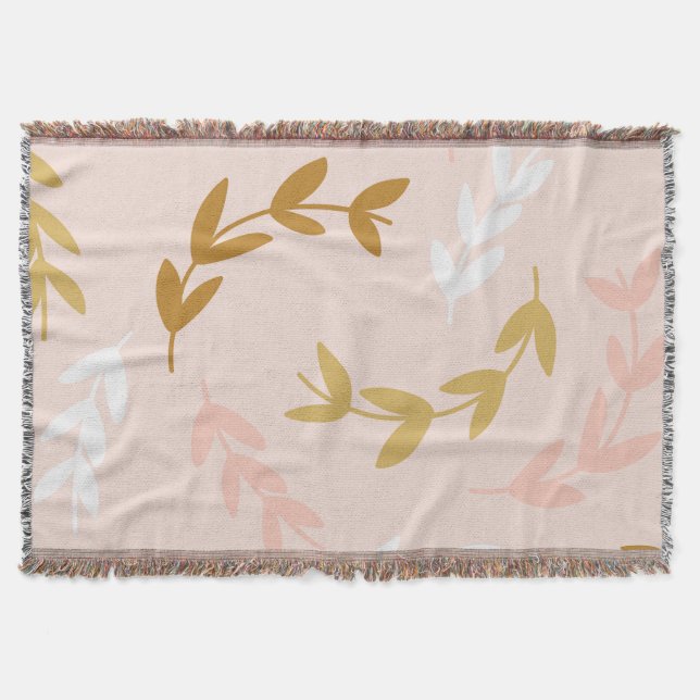 Manta Patrón de hojas 4 (Anverso)