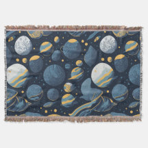 patrón de ilustracion de Planetas realista