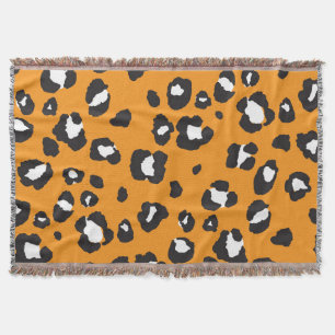 Manta Patrón de impresión de leopardo clásico