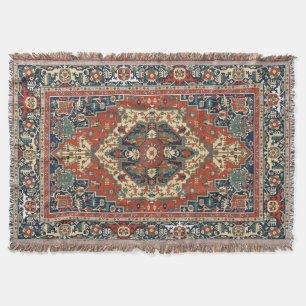 Manta Patrón de Mandala ornamental de estilo persa vinta