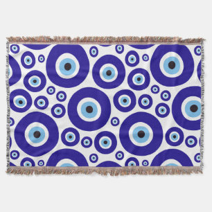 Manta Patrón de Ojo Malo, Ojo Griego, Ojo Turco, Nazar