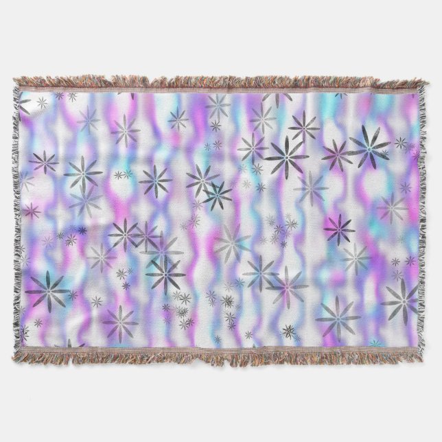 Manta Patrón de Ondas de Estallido de Estrellas Soñadora (Anverso)