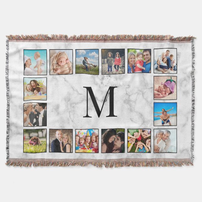 Manta Patrón de Piedra de Mármol Blanco (Anverso)